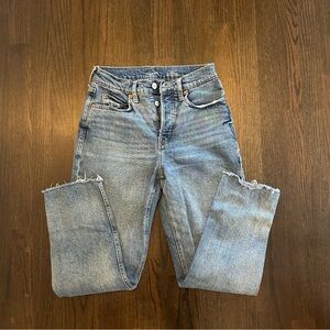 Old navy CURVY high rise straight jeans